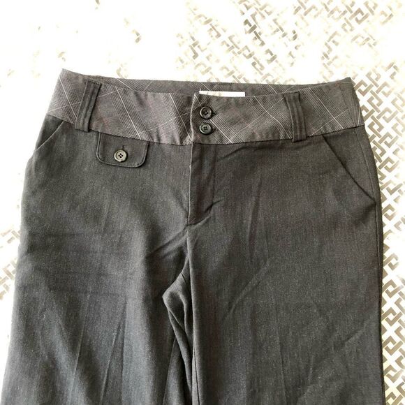 𝅺point Zero Grey dress pants size 9/10 - Picture 2 of 4